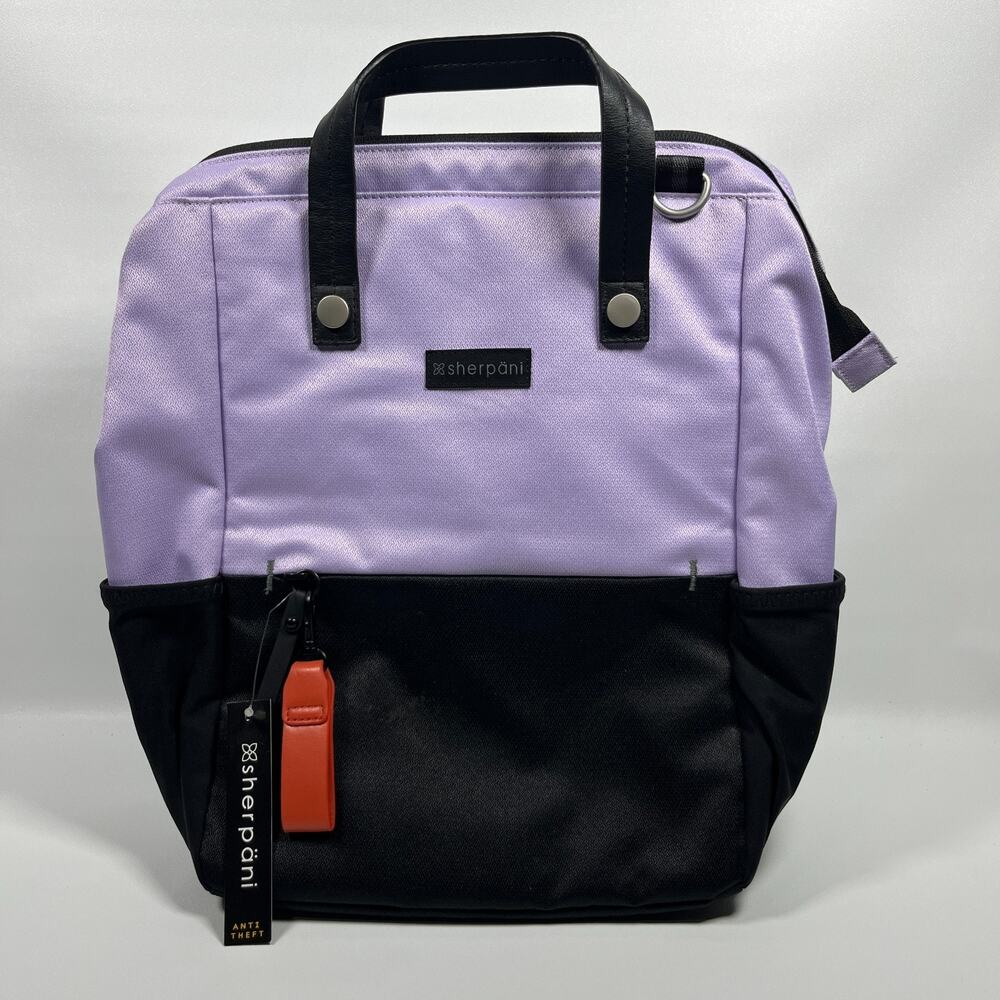 SHERPANI Dispatch Backpack Convertible Crossbody Laptop Bag Purple NEW